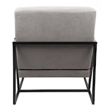 thumbnail of CHRIS Loungestuhl Cocktailsessel Polsterstuhl mit Armlehne Grau