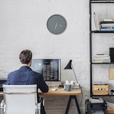 thumbnail of Relaxdays Wanduhr, moderne Uhr, Stunden- & Minutenzeiger, Ø 30 cm, Wohnzimmer Küche, Büro, analoge Zimmeruhr, grau