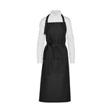 thumbnail of AMSTERDAM - Recycled Bib Apron with Pocket: One Size / Red