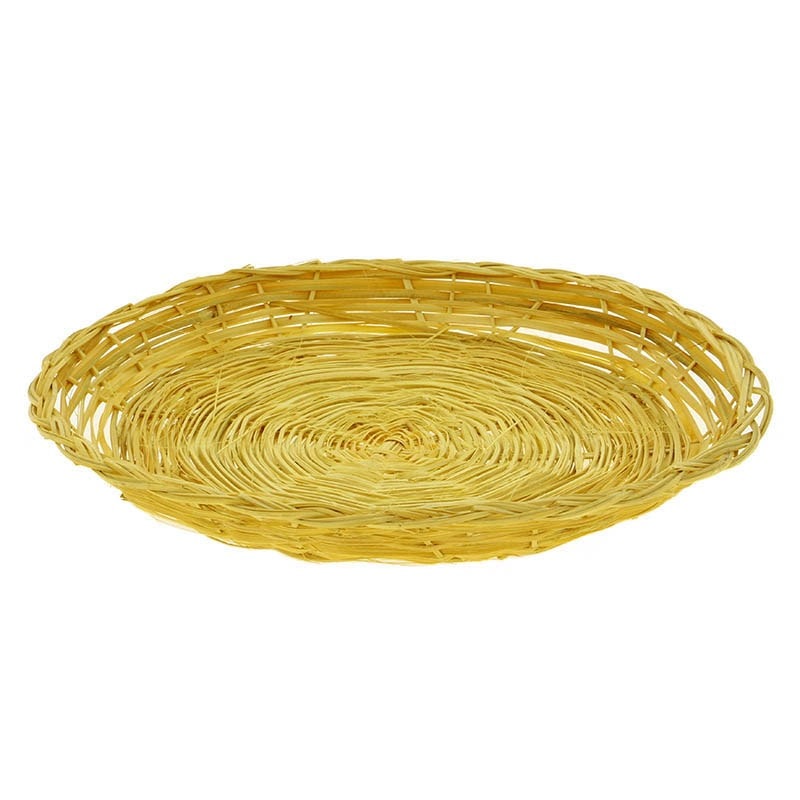 CREAPAK Rosas plateau rond bambou tressé ø 25x2,5 - carton de 300