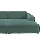 thumbnail of KAWOLA Big Sofa SAMU Feincord grün
