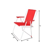 thumbnail of MUEBLEAR - Silla roja plegable