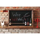 thumbnail of Rustikale Kreidetafel / Wandbar / Weinregal "Nele" 120x60cm - Weiß