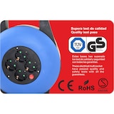 thumbnail of Enrollacables de 10 metros con 4 enchufes e indicador luminoso, Potencia Màxima 3000W, 16A, 250V, Protección Sobrecalentamiento, Protección Infantil