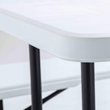thumbnail of Mesa de jardín plegable 8 plazas Blanca - 180cm x 74cm x 75cm - Oviala