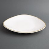 thumbnail of Krijt driehoekige borden Olympia Kiln 280mm - set van 4