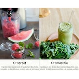 thumbnail of Kuvings - Extracteur de jus REVO830 + kit sorbet & smoothie - Double embouchure, Système de découpe automatique - Noir