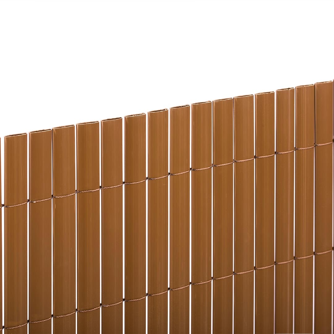 Cañizo pvc deatable caro de 19mmm Recycane 20 2x3m Marron