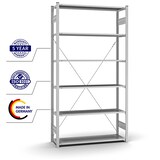 thumbnail of PROREGAL Profi-Lagerregal Stecksystem | Grundregal/Grundfeld | HxBxT 250x130x40cm | Fachlast 95kg | Verzinkt