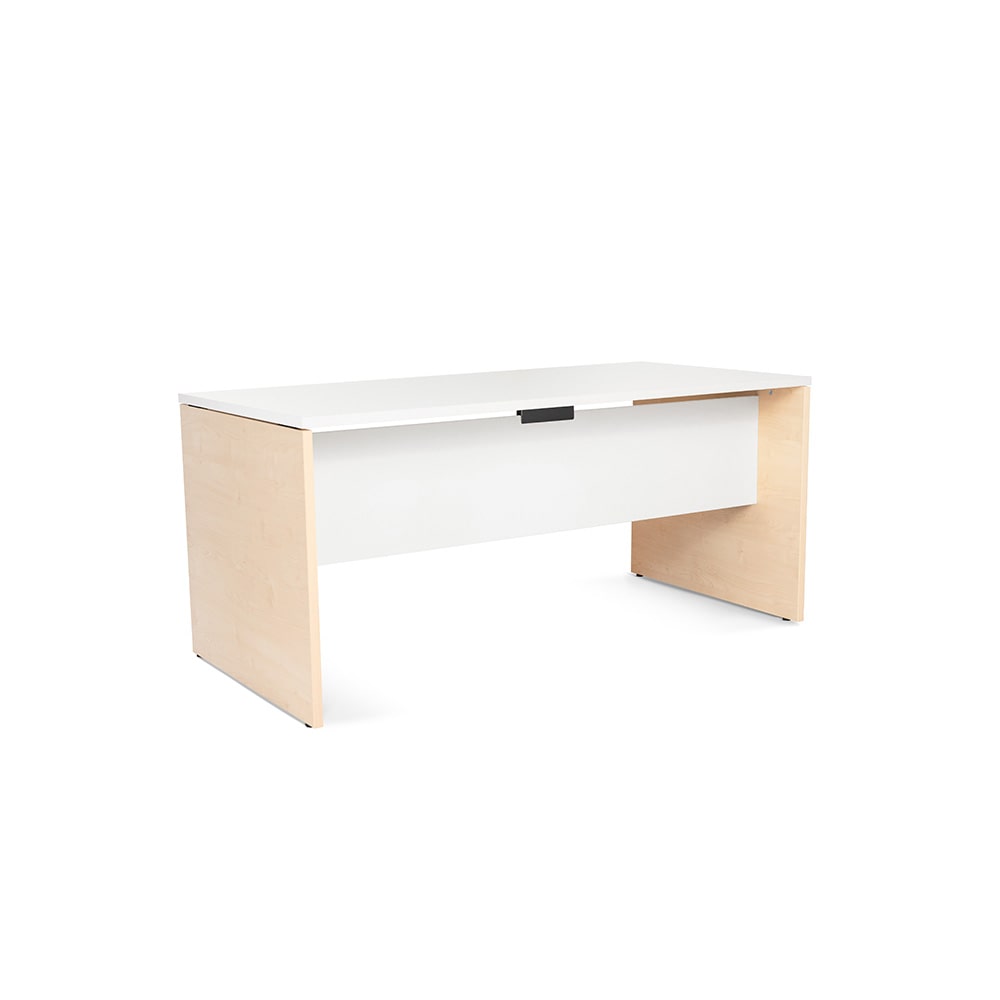 Rocada mesa de oficina serie work 160x80 haya / blanco