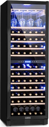 thumbnail of Klarstein Vinovilla Grande 165 Built-in Duo Onyx Weinkühlschrank 425 Ltr 165 Fl. Schwarz
