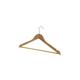 thumbnail of Lot de 25 cintres en bois clair