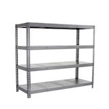 thumbnail of SimonRack Industrieregal, 2000x2400x450 mm, 400 kg am Biegepunkt, 4 Metallböden, Garagenregal, Grau/Verzinkt- Simonforte