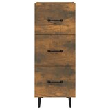 thumbnail of vidaXL Sideboard Räuchereiche 34,5x34x90 cm Holzwerkstoff