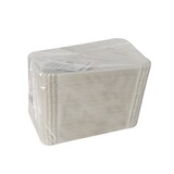 thumbnail of ABC Pak 250 Teller, Pappe [rc] eckig 16 cm x 23 cm weiss (95651, 250 Stück)
