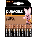 thumbnail of DURACELL piles alcalines AAA Plus, 1.5 V LR03 MN2400, paquet de 20