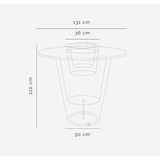 thumbnail of Table haute 2 en 1 olla table vinum - GRIS ANTHRACITE