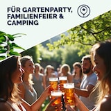 thumbnail of Casaria Bierzeltgarnitur 170 cm 1 Biertisch 2 Bierbänke Klappbar 3 tlg Festzeltgarnitur