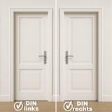 thumbnail of Türbeschlag Edelstahl Langschild – Türklinke inkl. Zubehör - Türdrücker Kn / Dr