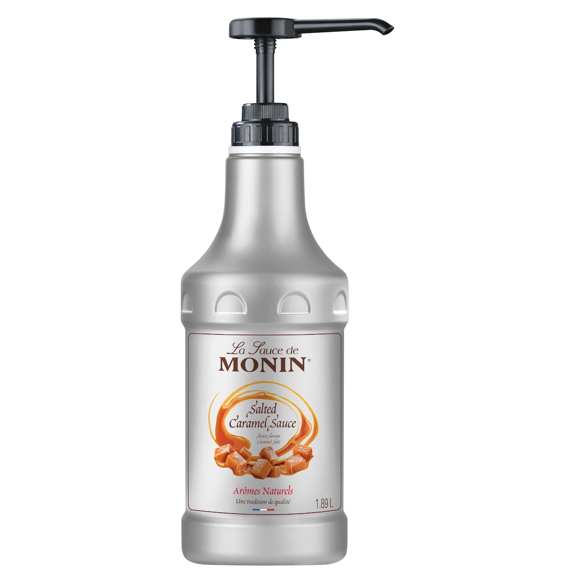 MONIN - Sauce au Caramel Salé 1.89L pour boissons chaudes ou dessert drinks