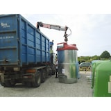 thumbnail of Conteneur déchets semi-enterrés valory  pehd 5m3 simple crochet - GRIS