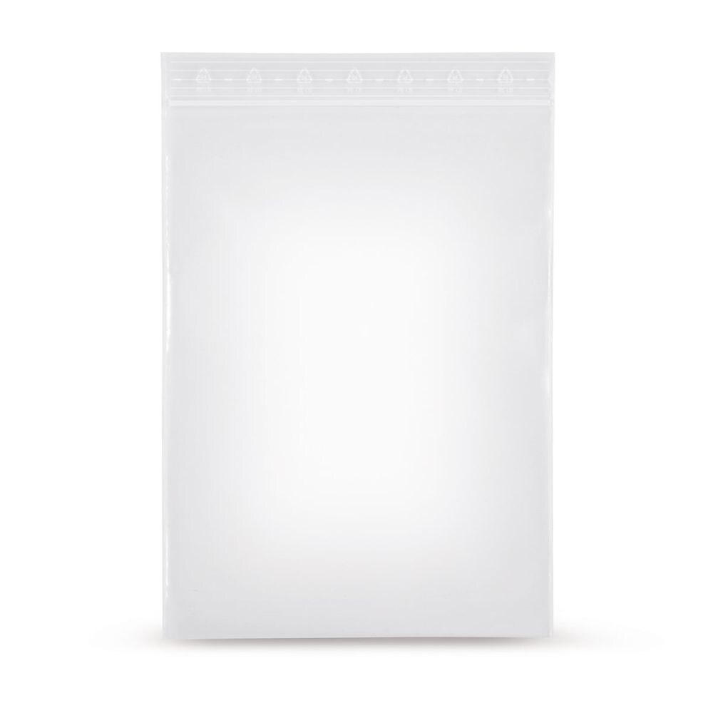 Lot de 100 Sachets plastiques à fermeture ZIP 100x150mm très résistants 90µ