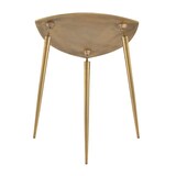thumbnail of Beistelltisch 4-teilig Metall Dekotisch Alster 40x45x40 cm dreieckig klass. Design silber o. gold : gold