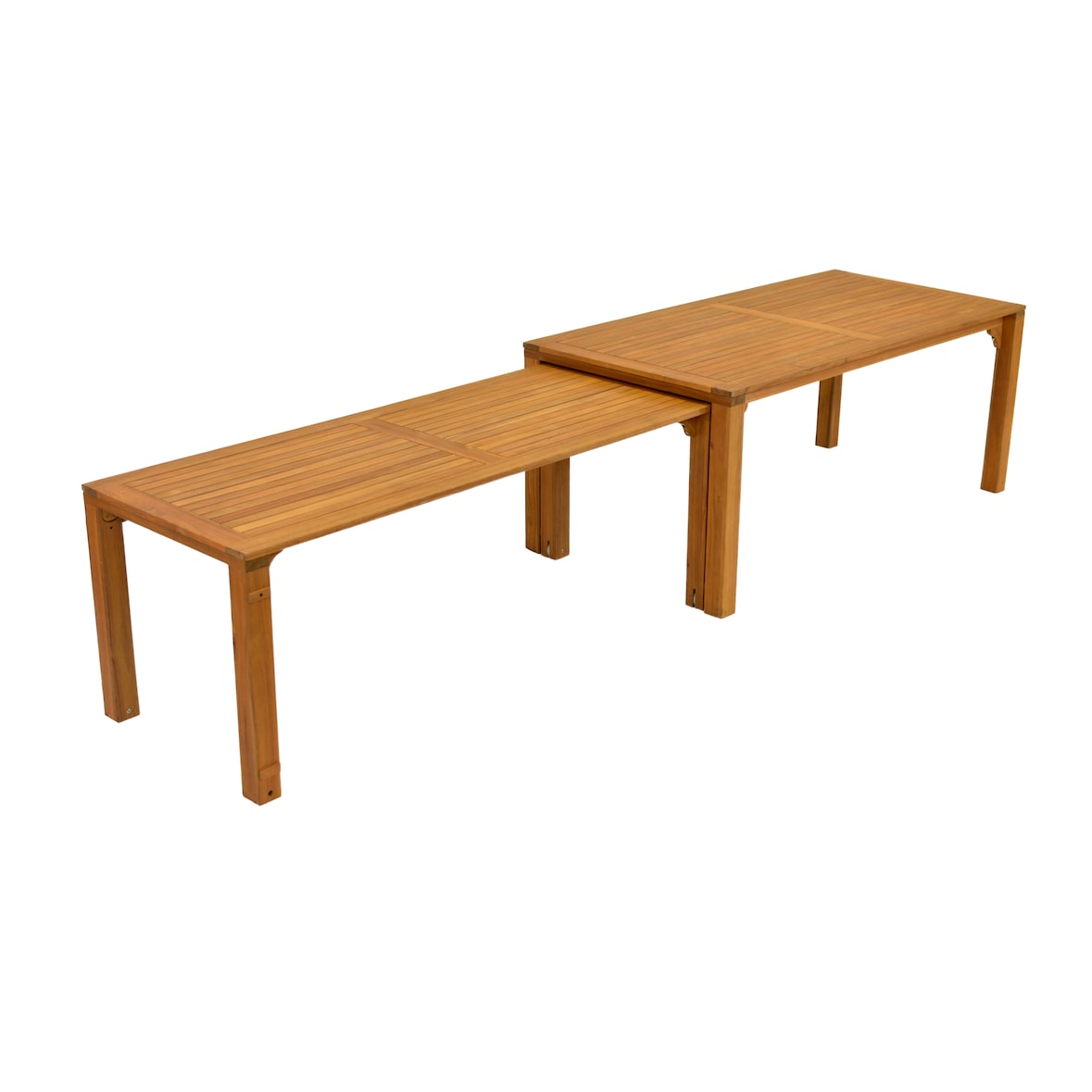 Merxx Flex Ausziehtisch,185/370 x 90 cm, Akazie