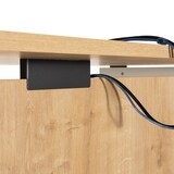 thumbnail of Rocada mesa secretária série Work em forma de L a esquerda 180 x 80-120cm cinza / cinza