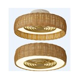 thumbnail of Ventilador DC KILIMANJARO MINI beige 3 temperatura led dimable 58 cm Mantra