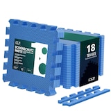 thumbnail of Tappetini di protezione per pavimenti 30x30 cm blu/set da 18 pezzi