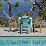 thumbnail of garbar DELTA Set 4 Silla Con Brazos Interior, Exterior Naranja