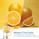 thumbnail of Ring Light LED RGBW 10.2 Pouces Avec Trépied Télécommande Et Support Téléphone YONIS