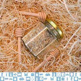 thumbnail of 20x Kleine Zeshoekige Honingpot met Deksel 180ml - Ideaal voor het Bewaren van Honing, Jam, Kruiden, Yoghurt