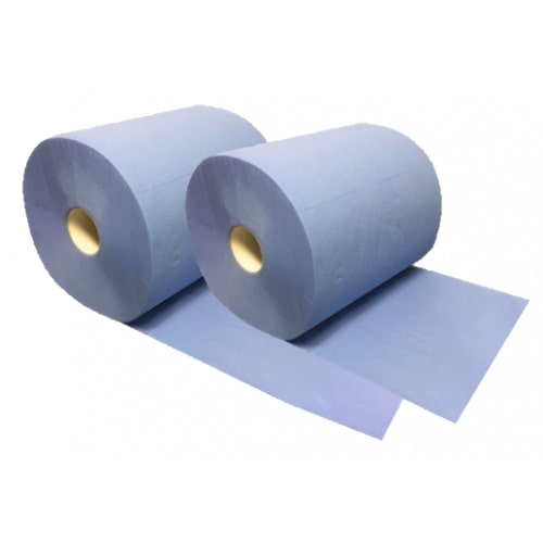 Putzrolle blau Blanc-Quality, 2 Rollen, 3-lagig, 2.000 Blatt