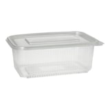 thumbnail of Starpak 50 Verpackungsbecher mit Klappdeckeln, PP rechteckig 1000 ml 7,4 cm x 13,1 cm x 19,1 cm transparent