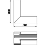 thumbnail of OBO Bettermann Inneneck GA-AI90170RW 6279540