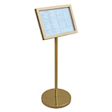 thumbnail of Garcia de Pou - Porta Menù Din-A3 Con Piede Ø 35X115 Cm Oro Metal