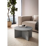 thumbnail of Couchtisch 60x60x33 cm Grau Sofatisch in Beton-Optik Modern, Design Wohnzimmertisch Rund, Loungetisch Klein, Kaffeetisch