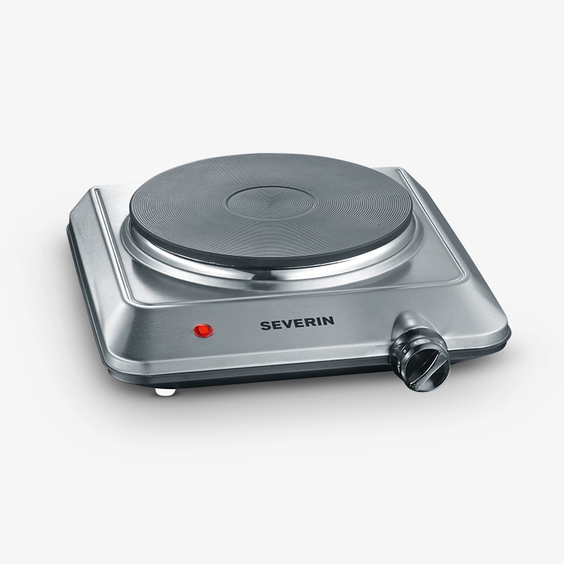 Hornillo de Mesa de 1 Fuego. 1500 W. Acero Inox. Severin KP 1092
