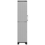 thumbnail of Armoire de rangement 2 portes 4 Etagères Grise 68 x 37 x H169 cm 4 pieds INTEC