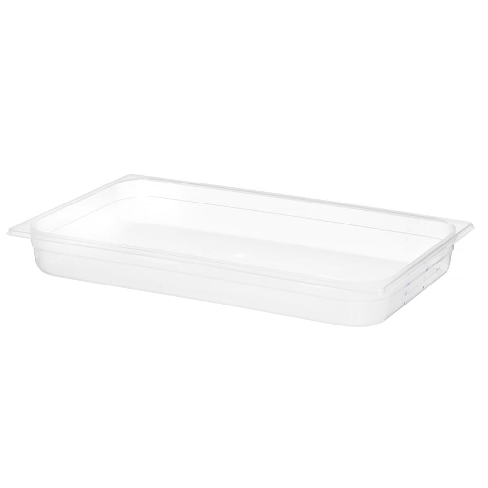 HENDI Bac Gastronorme 1/1, GN 1/1, 9L, Transparent, 530x325x(H)65mm