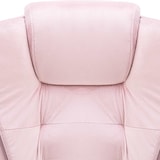 thumbnail of vidaXL Massage-Bürostuhl Rosa Samt