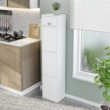 thumbnail of LUQE 3 Weiß - Mülltrennsystem 45 L (3 x 15 L)  Abfalltrenner, Recycling,  Mülltrenner, Abfalleimer, Mülleimer, Abfallsammler, Wertstoffsammler