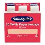 thumbnail of 6 Set `Cederroth` Salvequick Textil Pflaster (30 Stück) braun `Finger Bandage` , Refill