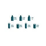 thumbnail of METRO Professional Frigorífico para bebidas GSC2360DD, plástico/aço/vidro, 62x63.6x175.3 cm, 347 L, ventilação por ventoinha, 180W, fechadura, branco