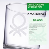 thumbnail of Benetton - Set mit 4 Wassergläsern, 0,345 l, kristallklares Logo