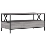 thumbnail of Table basse sonoma gris 100x51x45 cm bois d'ingénierie Modèle Atlas Office Pro Vintage