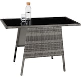 thumbnail of tectake Conjunto de ratán Lausanne - Gris