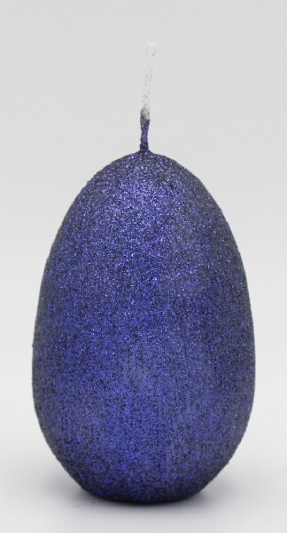 XXL Glamour Glitter Eikerzen Lila 200 x Ø 140 mm, 1 Stück
